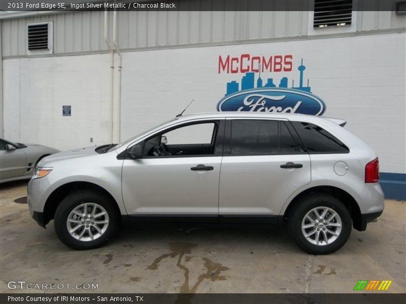 Ingot Silver Metallic / Charcoal Black 2013 Ford Edge SE