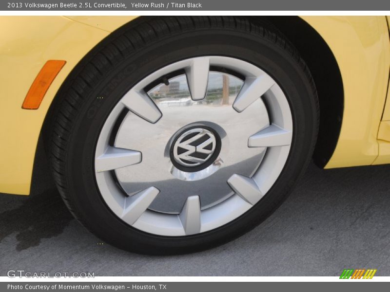 Yellow Rush / Titan Black 2013 Volkswagen Beetle 2.5L Convertible