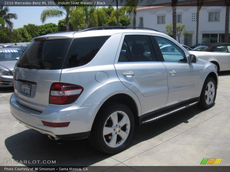 Iridium Silver Metallic / Black 2010 Mercedes-Benz ML 350