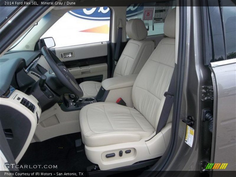 Mineral Gray / Dune 2014 Ford Flex SEL