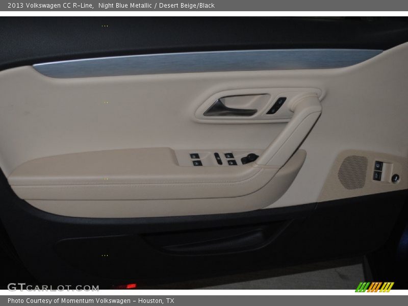 Night Blue Metallic / Desert Beige/Black 2013 Volkswagen CC R-Line