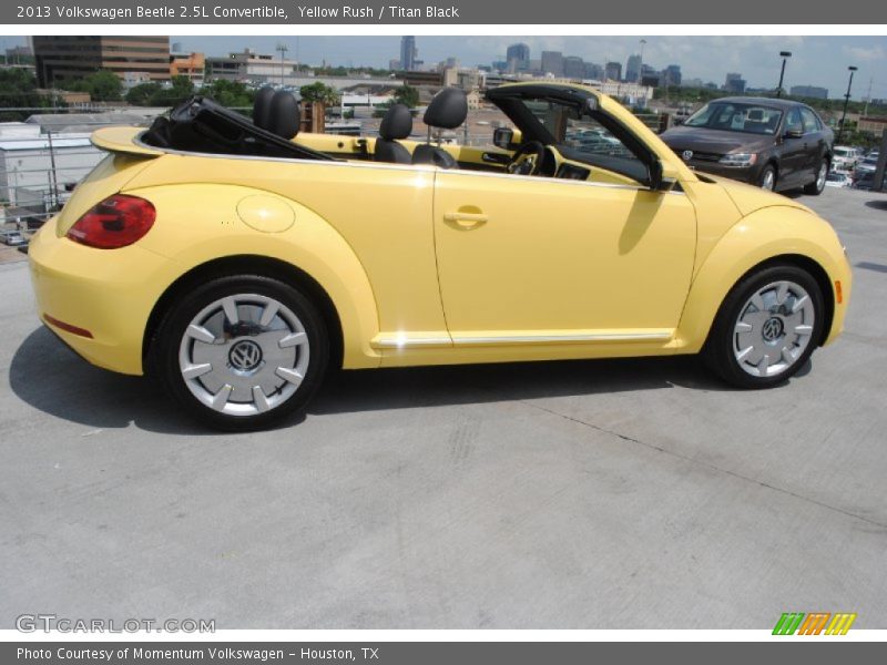  2013 Beetle 2.5L Convertible Yellow Rush