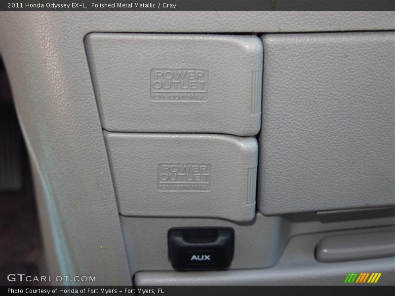 Polished Metal Metallic / Gray 2011 Honda Odyssey EX-L