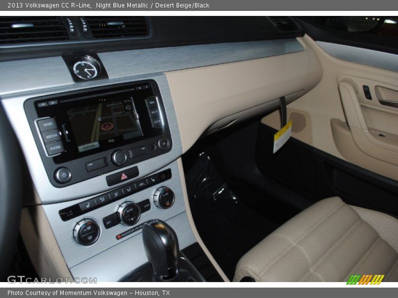 Night Blue Metallic / Desert Beige/Black 2013 Volkswagen CC R-Line
