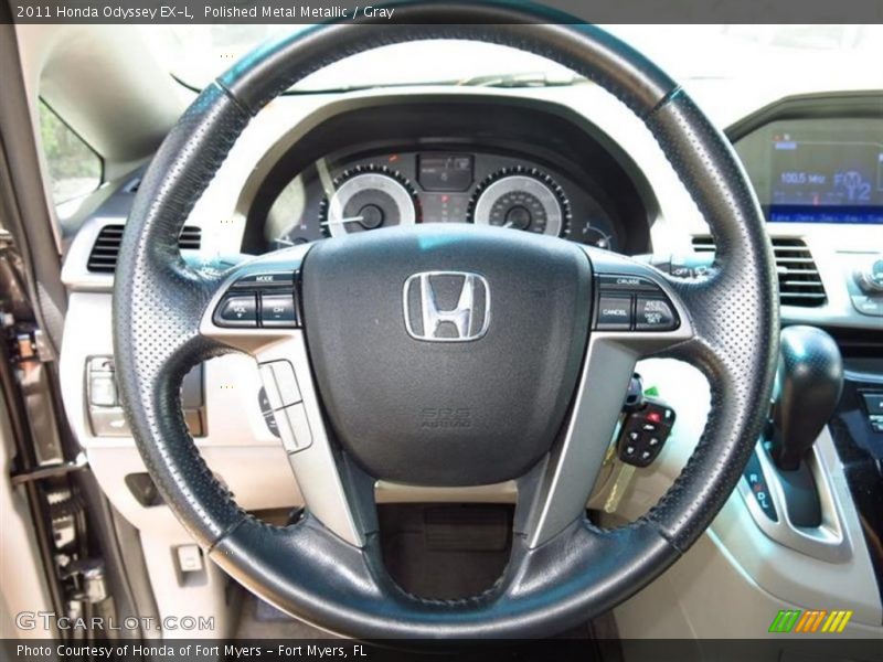 Polished Metal Metallic / Gray 2011 Honda Odyssey EX-L