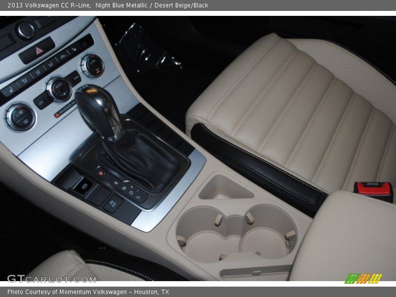 Night Blue Metallic / Desert Beige/Black 2013 Volkswagen CC R-Line