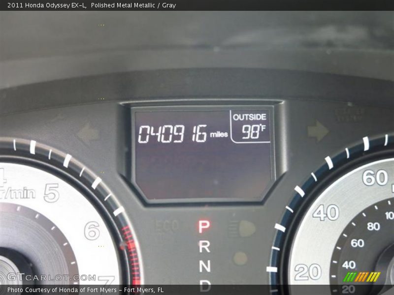 Polished Metal Metallic / Gray 2011 Honda Odyssey EX-L