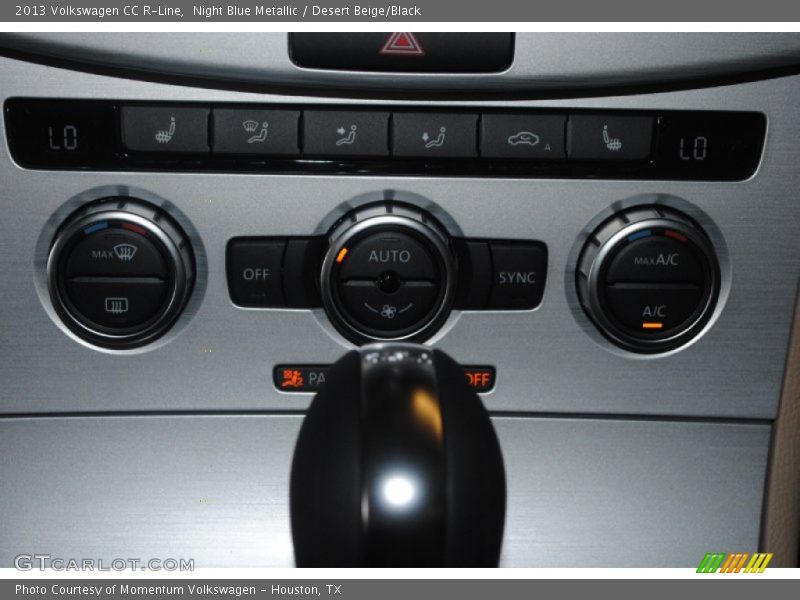 Night Blue Metallic / Desert Beige/Black 2013 Volkswagen CC R-Line