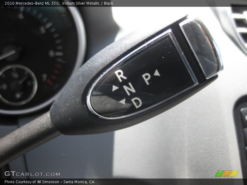 Iridium Silver Metallic / Black 2010 Mercedes-Benz ML 350