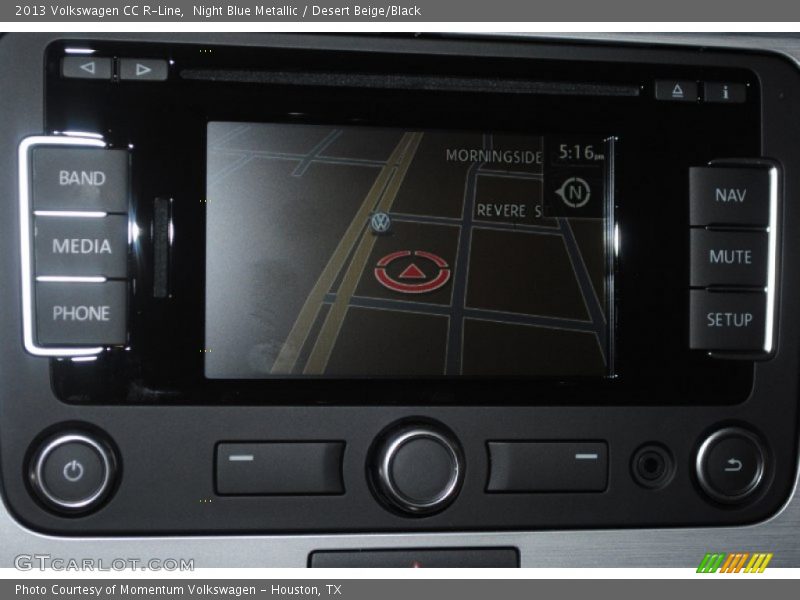 Night Blue Metallic / Desert Beige/Black 2013 Volkswagen CC R-Line