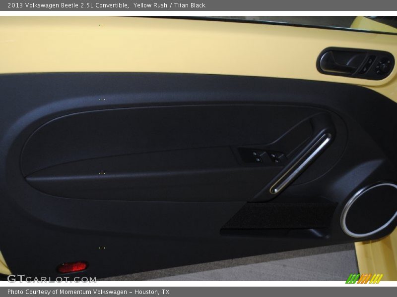 Yellow Rush / Titan Black 2013 Volkswagen Beetle 2.5L Convertible