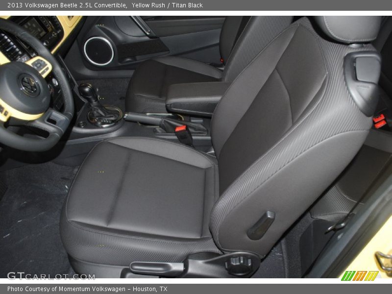 Yellow Rush / Titan Black 2013 Volkswagen Beetle 2.5L Convertible