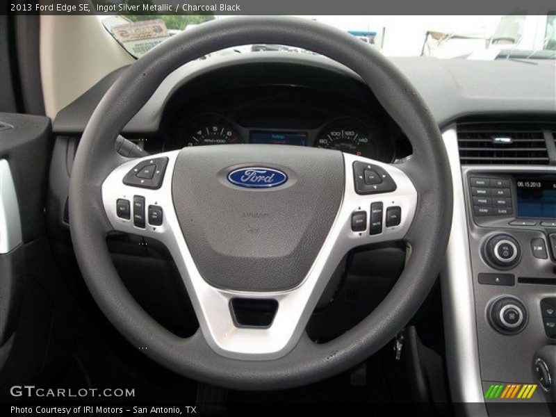 Ingot Silver Metallic / Charcoal Black 2013 Ford Edge SE