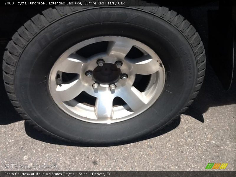 Sunfire Red Pearl / Oak 2000 Toyota Tundra SR5 Extended Cab 4x4
