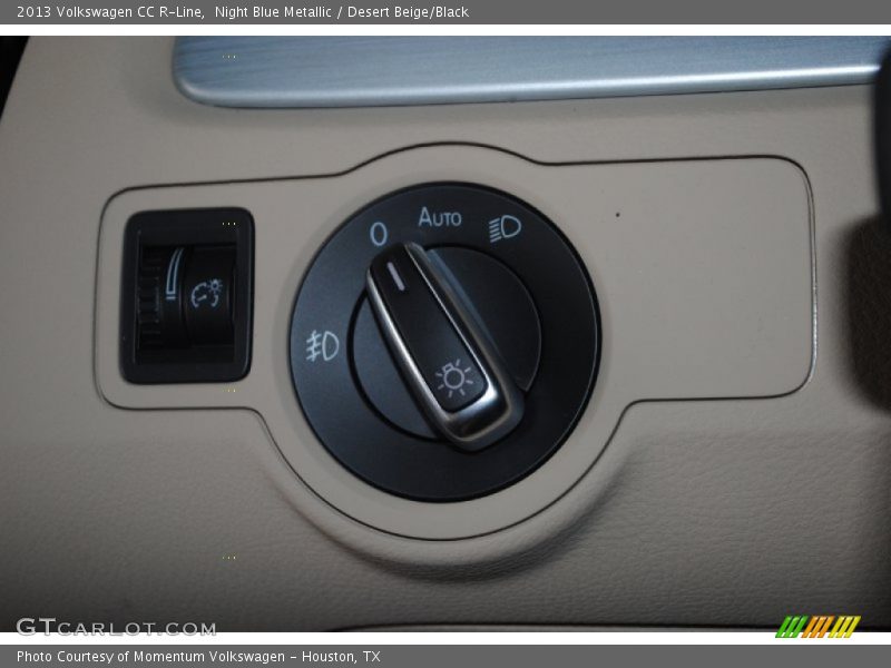 Night Blue Metallic / Desert Beige/Black 2013 Volkswagen CC R-Line