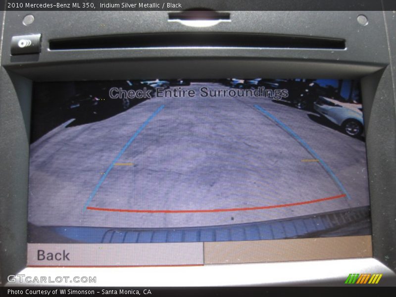 Iridium Silver Metallic / Black 2010 Mercedes-Benz ML 350