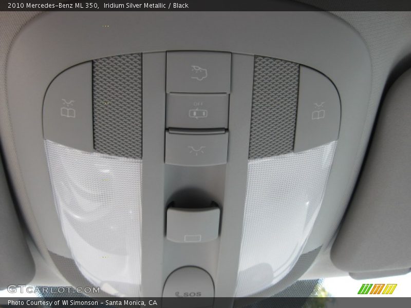 Iridium Silver Metallic / Black 2010 Mercedes-Benz ML 350