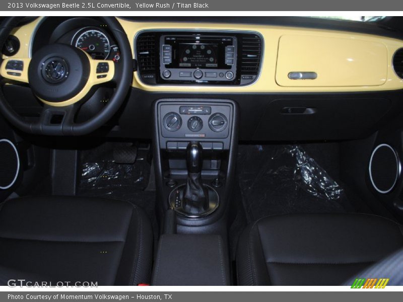 Yellow Rush / Titan Black 2013 Volkswagen Beetle 2.5L Convertible