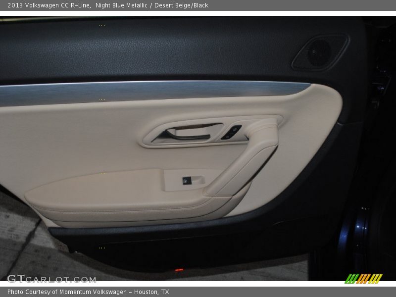 Night Blue Metallic / Desert Beige/Black 2013 Volkswagen CC R-Line