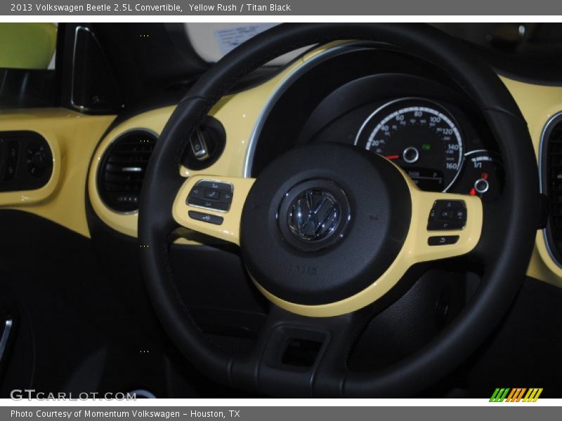 Yellow Rush / Titan Black 2013 Volkswagen Beetle 2.5L Convertible