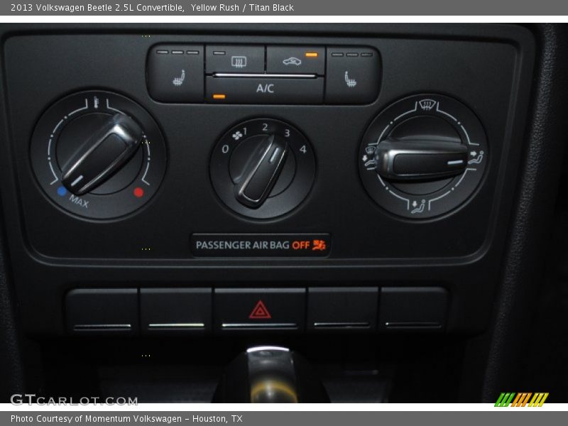Yellow Rush / Titan Black 2013 Volkswagen Beetle 2.5L Convertible