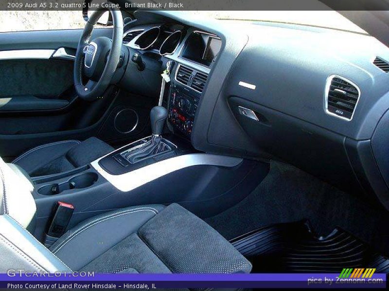 Brilliant Black / Black 2009 Audi A5 3.2 quattro S Line Coupe