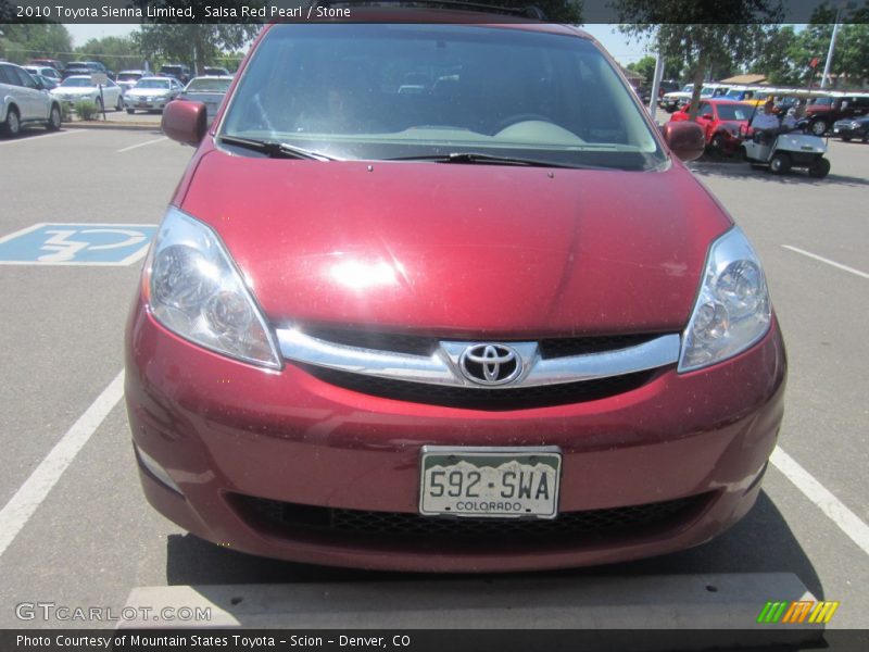 Salsa Red Pearl / Stone 2010 Toyota Sienna Limited