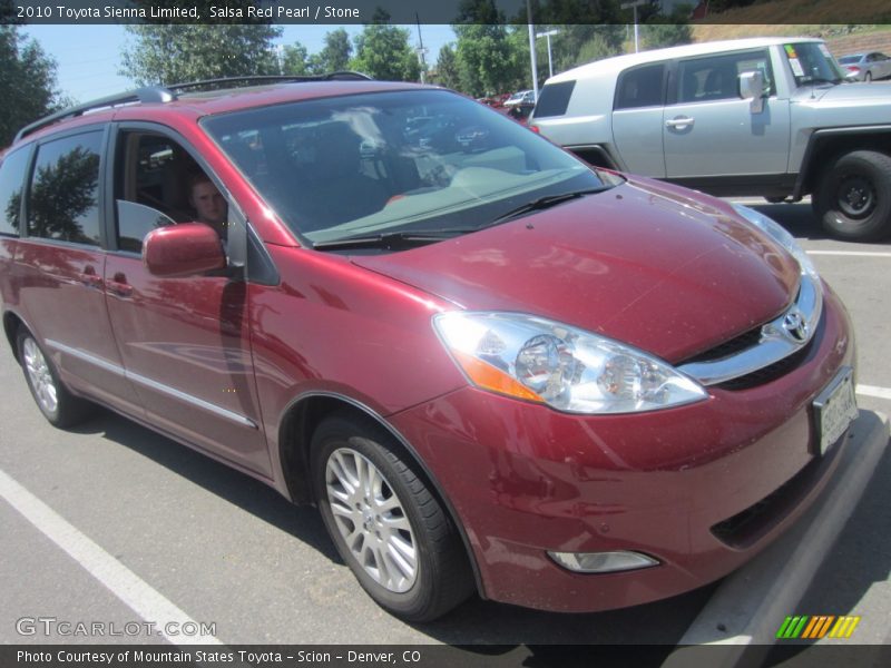 Salsa Red Pearl / Stone 2010 Toyota Sienna Limited