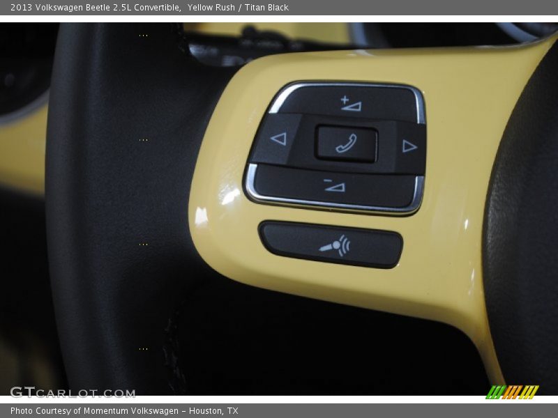 Yellow Rush / Titan Black 2013 Volkswagen Beetle 2.5L Convertible