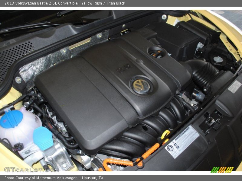 Yellow Rush / Titan Black 2013 Volkswagen Beetle 2.5L Convertible