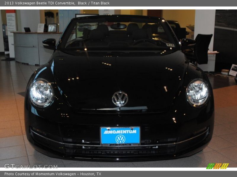 Black / Titan Black 2013 Volkswagen Beetle TDI Convertible