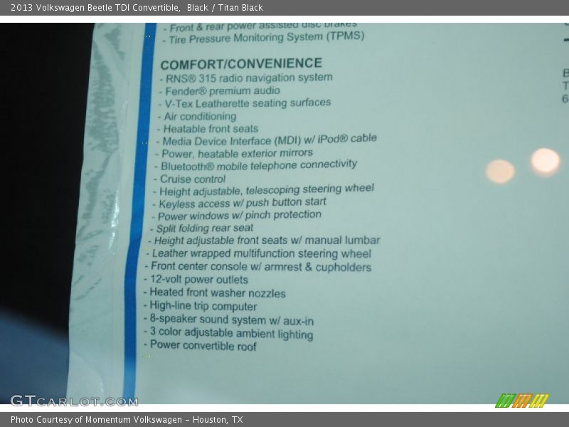 Black / Titan Black 2013 Volkswagen Beetle TDI Convertible