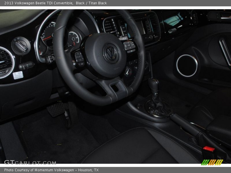 Black / Titan Black 2013 Volkswagen Beetle TDI Convertible