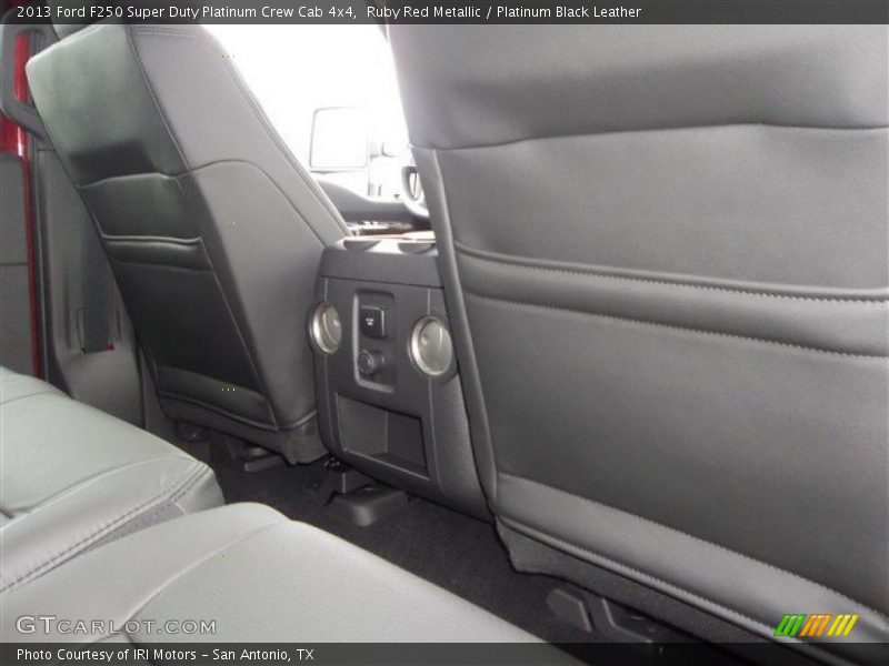 Ruby Red Metallic / Platinum Black Leather 2013 Ford F250 Super Duty Platinum Crew Cab 4x4