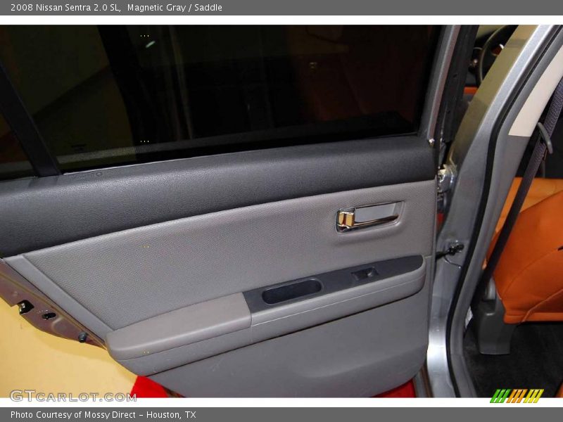 Magnetic Gray / Saddle 2008 Nissan Sentra 2.0 SL