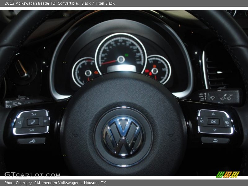 Black / Titan Black 2013 Volkswagen Beetle TDI Convertible