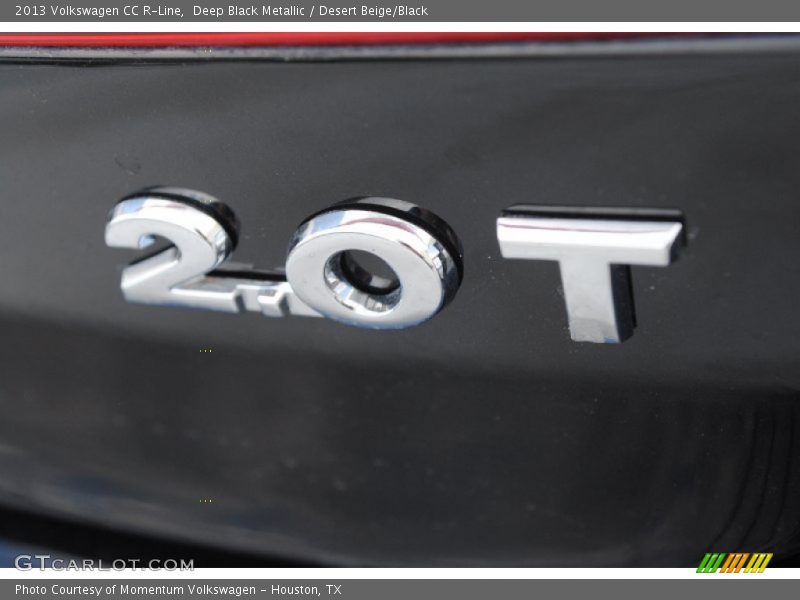 Deep Black Metallic / Desert Beige/Black 2013 Volkswagen CC R-Line