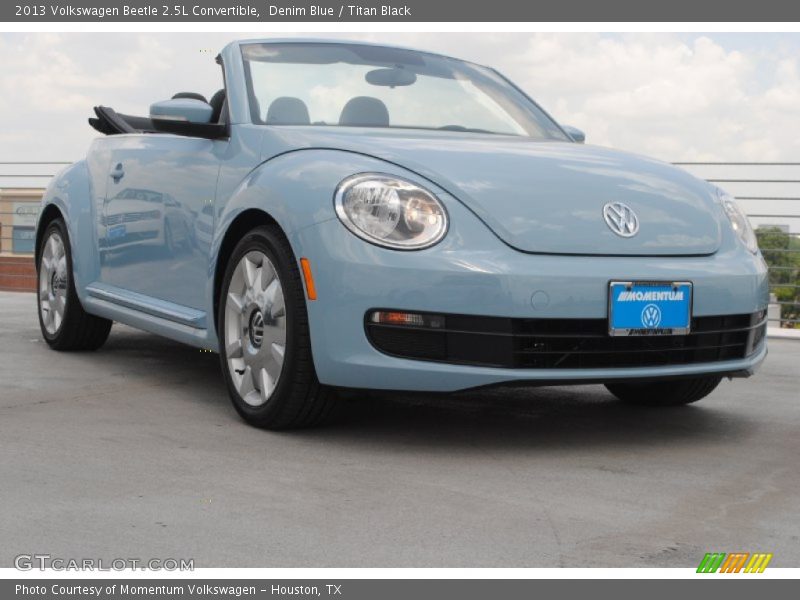 Denim Blue / Titan Black 2013 Volkswagen Beetle 2.5L Convertible