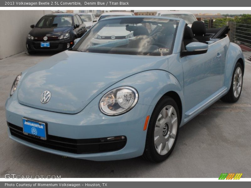 Denim Blue / Titan Black 2013 Volkswagen Beetle 2.5L Convertible