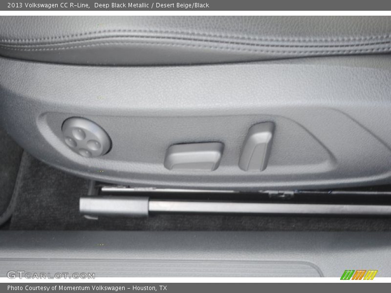 Deep Black Metallic / Desert Beige/Black 2013 Volkswagen CC R-Line