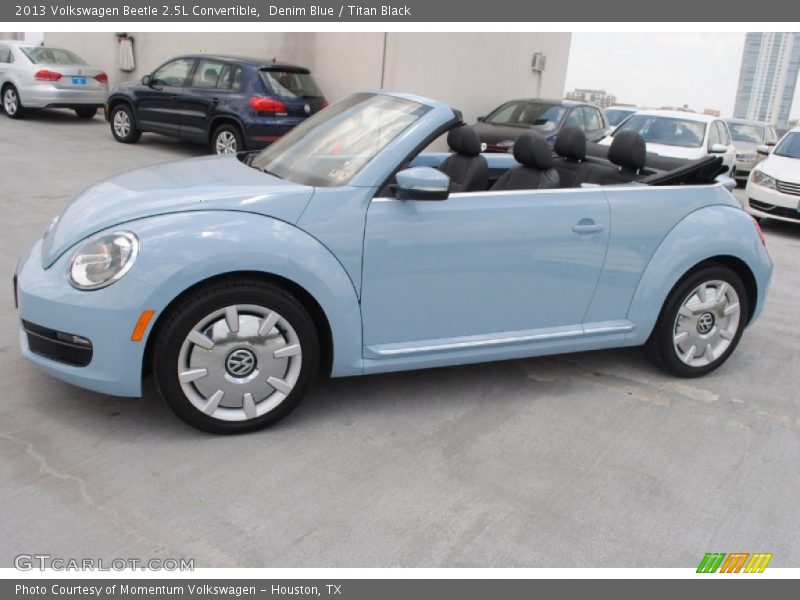 Denim Blue / Titan Black 2013 Volkswagen Beetle 2.5L Convertible