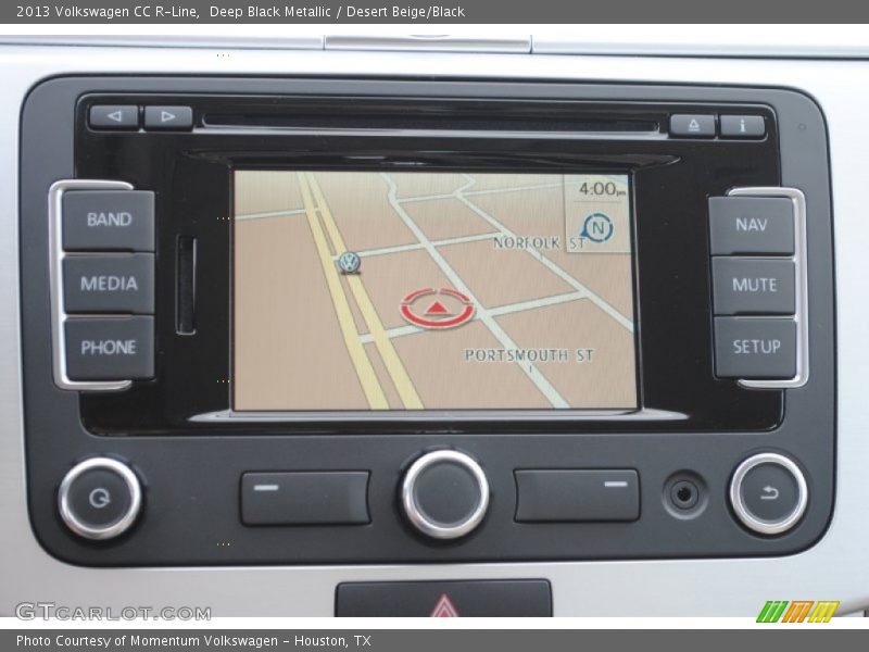 Deep Black Metallic / Desert Beige/Black 2013 Volkswagen CC R-Line