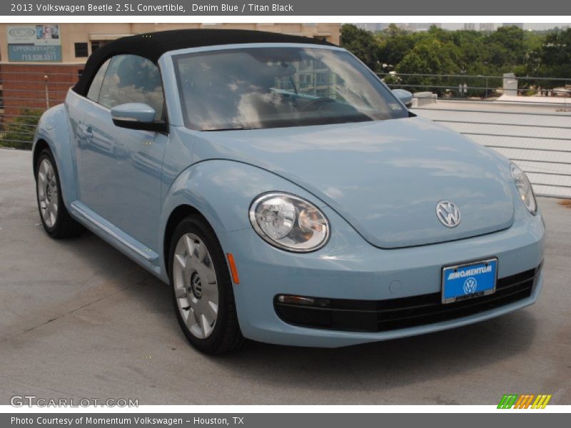 Denim Blue / Titan Black 2013 Volkswagen Beetle 2.5L Convertible