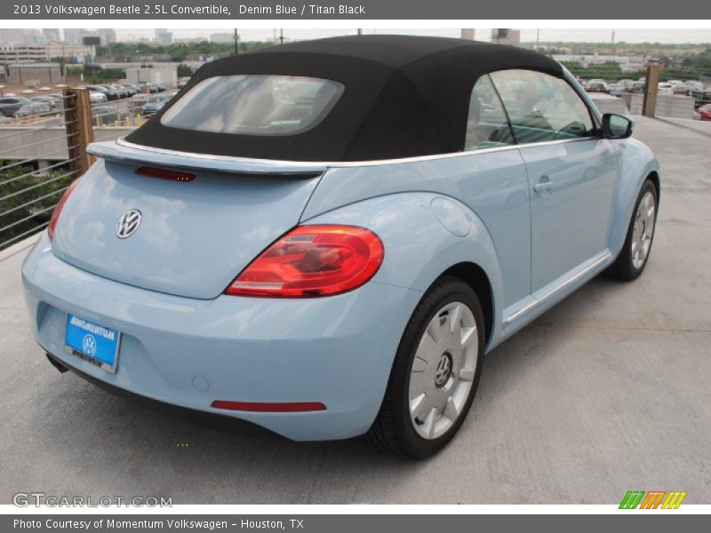 Denim Blue / Titan Black 2013 Volkswagen Beetle 2.5L Convertible