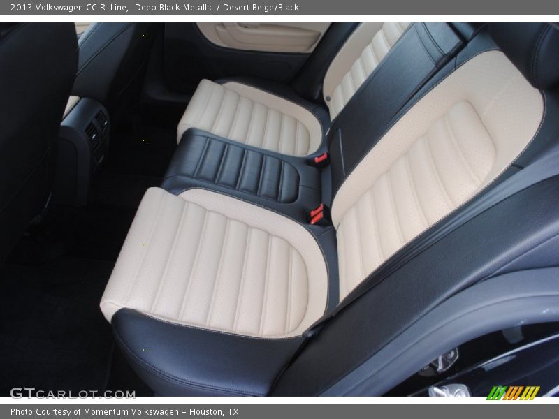 Deep Black Metallic / Desert Beige/Black 2013 Volkswagen CC R-Line