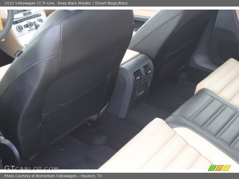 Deep Black Metallic / Desert Beige/Black 2013 Volkswagen CC R-Line