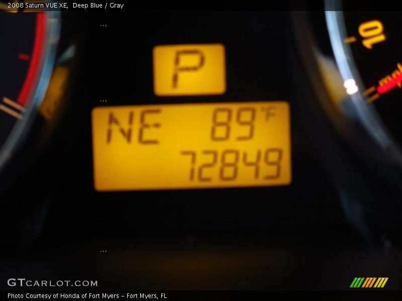 Deep Blue / Gray 2008 Saturn VUE XE