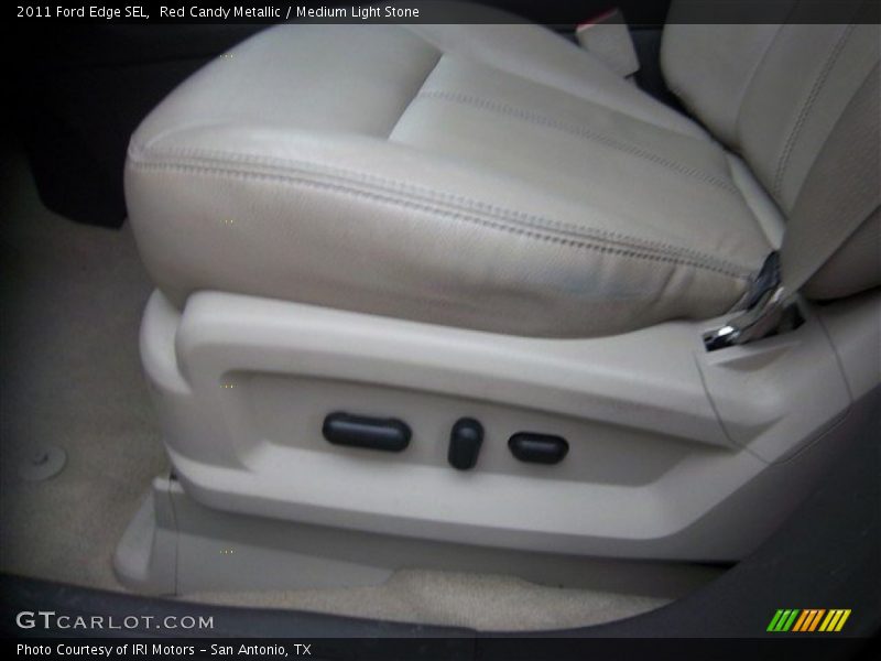 Red Candy Metallic / Medium Light Stone 2011 Ford Edge SEL