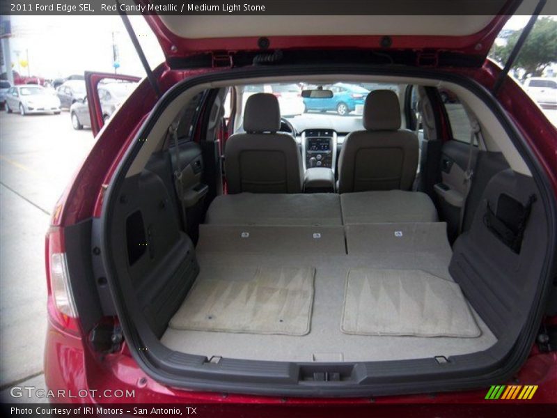 Red Candy Metallic / Medium Light Stone 2011 Ford Edge SEL