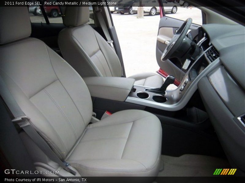Red Candy Metallic / Medium Light Stone 2011 Ford Edge SEL